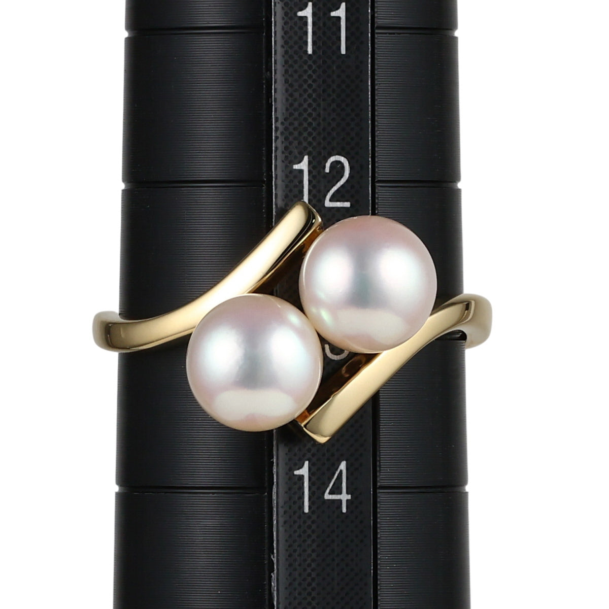 ミキモト パール 6.7mm リング K18YG 13号 J1225