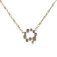 カシケイ ダイヤモンド/0.65ct ベゼル ネックレス BD087 K18BG J1230