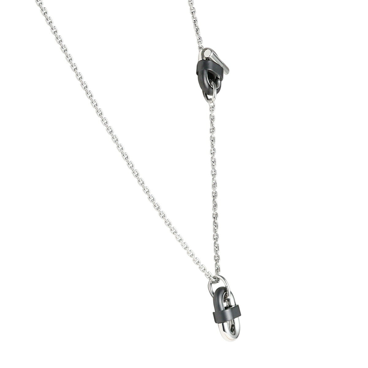 エルメス シェーヌ マイヨンPM ネックレス H100114FJ03 SS 箱付 J1322