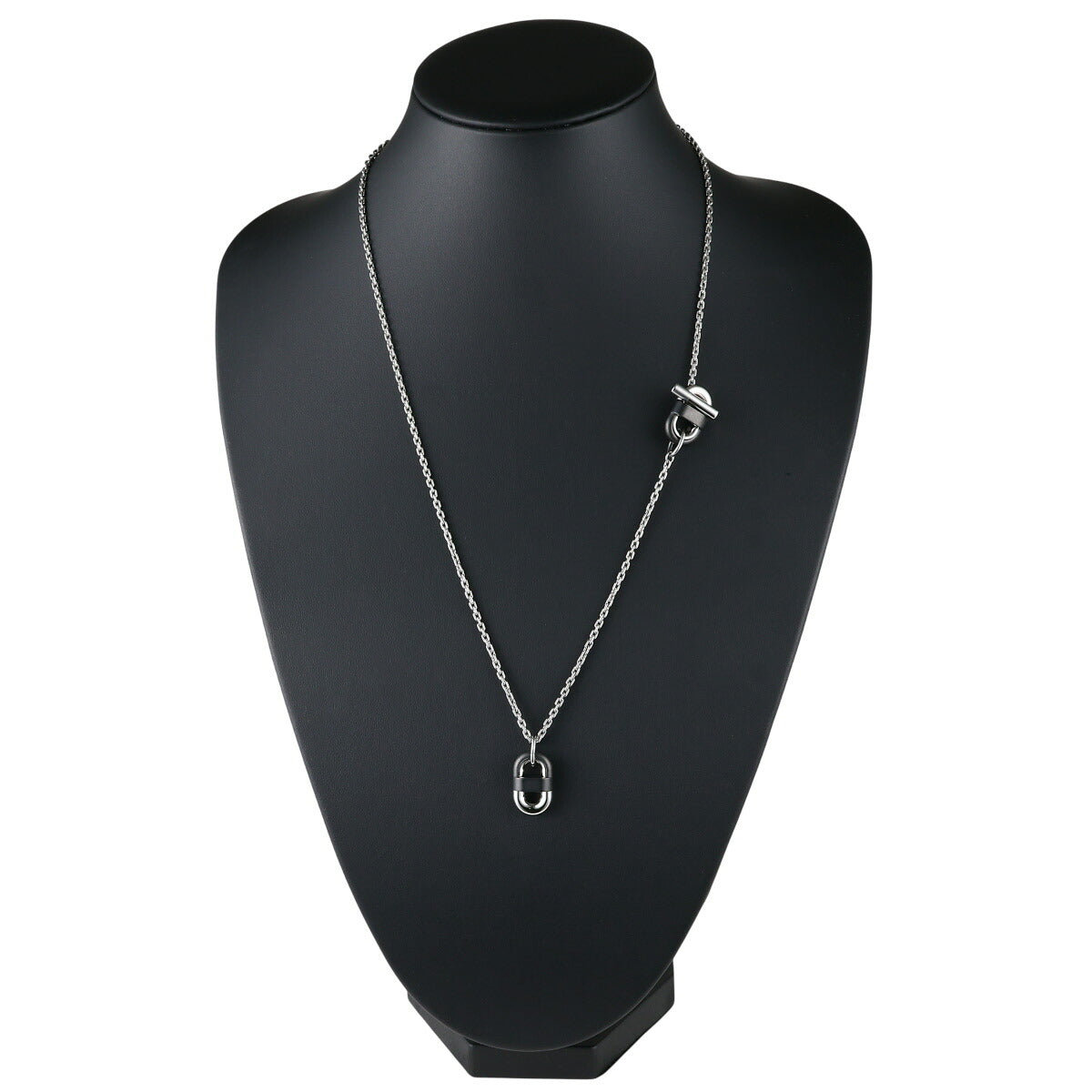 エルメス シェーヌ マイヨンPM ネックレス H100114FJ03 SS 箱付 J1322
