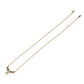 ミキモト パール 7.3mm クロス ネックレス K18YG J1626