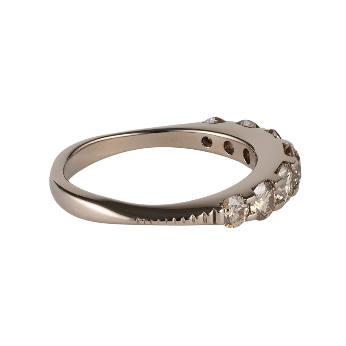 カシケイ ダイヤモンド 1.00ct ネイキッド リング BD050 K18BG 10号 J1664