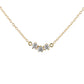 アーカー ダイヤモンド 0.10ct トレス ネックレス AB0986010100 K18YG J1670