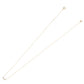 アーカー ダイヤモンド 0.10ct トレス ネックレス AB0986010100 K18YG J1670