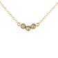 アーカー ダイヤモンド 0.10ct トレス ネックレス AB0986010100 K18YG J1670