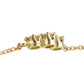 アーカー ダイヤモンド 0.10ct トレス ネックレス AB0986010100 K18YG J1670
