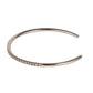 カシケイ ダイヤモンド 0.65ct ライン バングル K18BG J1706