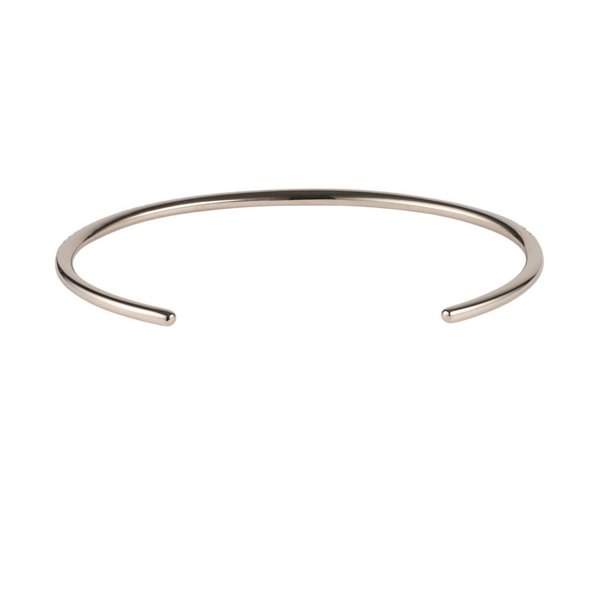 カシケイ ダイヤモンド 0.65ct ライン バングル K18BG J1706