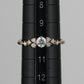 G-SI2-EX ダイヤモンド 0.271ct 0.14ct リング K18PG 10号 ソーティング付 J1736
