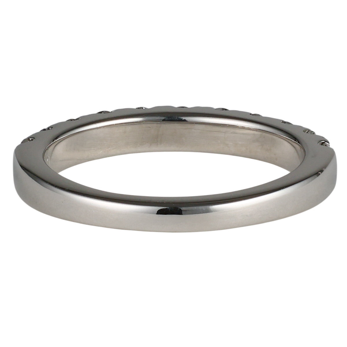 ダイヤモンド 0.65ct ハーフエタニティ リング Pt950 8号 J1754