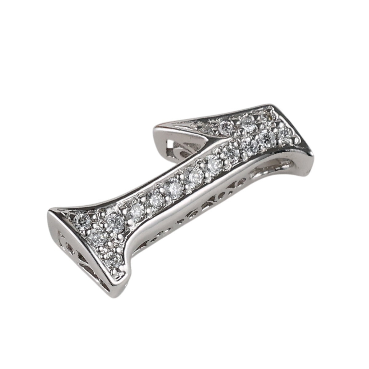 ゆきざき ダイヤモンド 0.17ct ノンブル ナンバー 1 Sサイズ ペンダントトップ Y.NOMBRE.12.9.1.S K18WG J1820