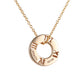 ティファニー ダイヤモンド アトラス ピアスド サークル ネックレス K18PG J1905