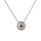 カシケイ ブラウンダイヤ 0.14ct ダイヤモンド 0.07ct モア ネックレス BMR002 K18BG J1910