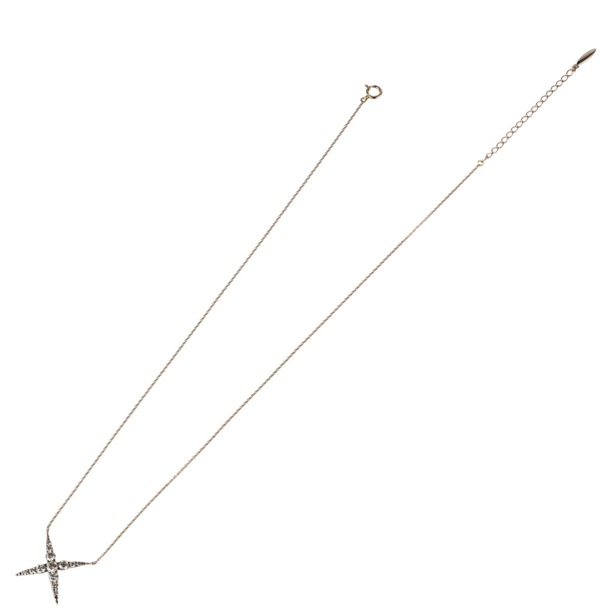 カシケイ ダイヤモンド 1.00ct ネイキッド ネックレス BD074 K18BG J2025