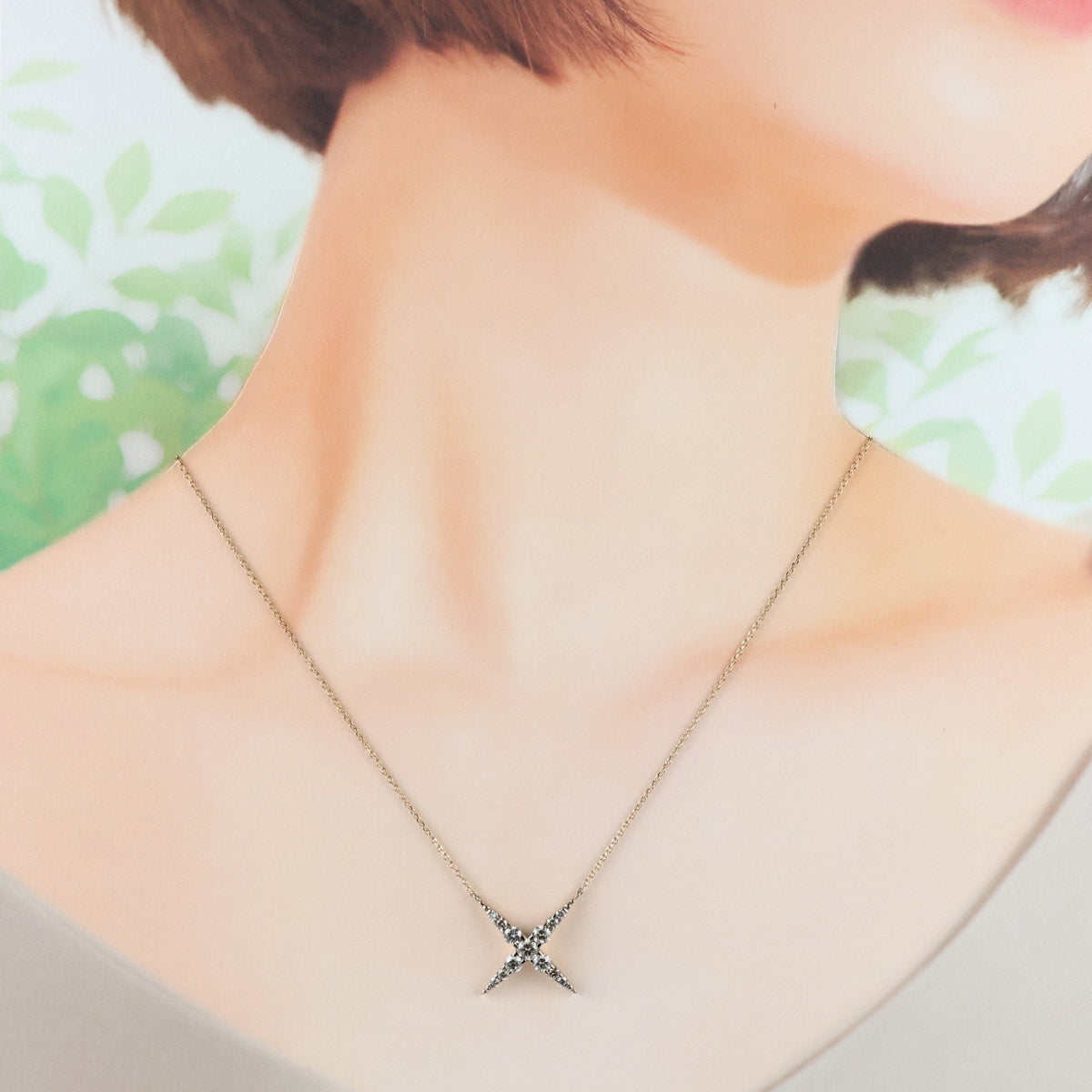 カシケイ ダイヤモンド 1.00ct ネイキッド ネックレス BD074 K18BG J2025