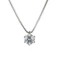 D-SI2-GOOD 1粒ダイヤモンド 1.012ct ネックレス Pt900 Pt850 鑑定書付 J2059