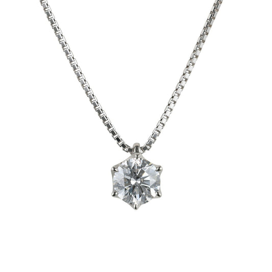 D-SI2-GOOD 1粒ダイヤモンド 1.012ct ネックレス Pt900 Pt850 鑑定書付 J2059