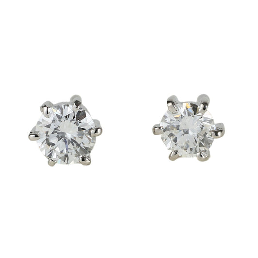 G-SI1-VG ダイヤモンド 0.250ct I-SI2-G ダイヤモンド 0.204ct 一粒 ピアス Pt850 J2109