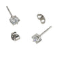 G-SI1-VG ダイヤモンド 0.250ct I-SI2-G ダイヤモンド 0.204ct 一粒 ピアス Pt850 J2109