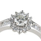 I-I1-G ダイヤモンド 0.444ct 0.48ct デザイン リング Pt900 12号 J2189