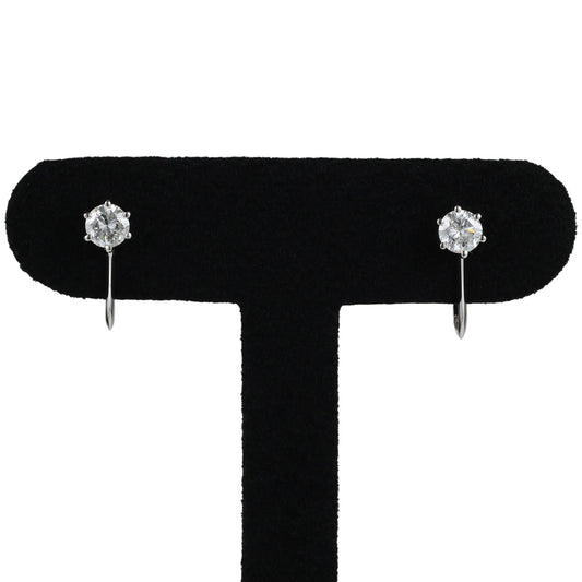 ダイヤモンド 0.25ct 0.25ct クリップ式 イヤリング Pt900 J2218