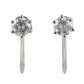 ダイヤモンド 0.25ct 0.25ct クリップ式 イヤリング Pt900 J2218