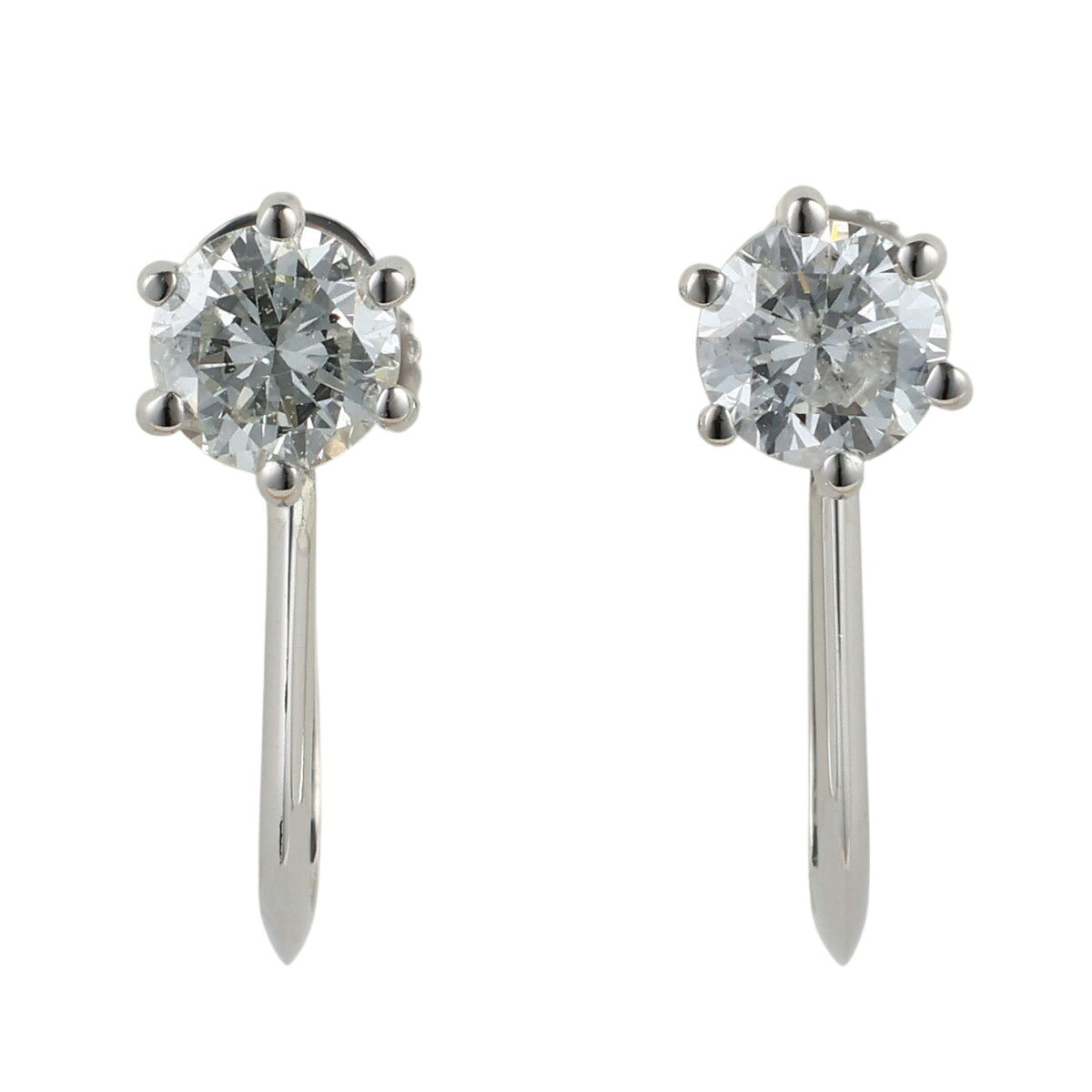 ダイヤモンド 0.25ct 0.25ct クリップ式 イヤリング Pt900 J2218
