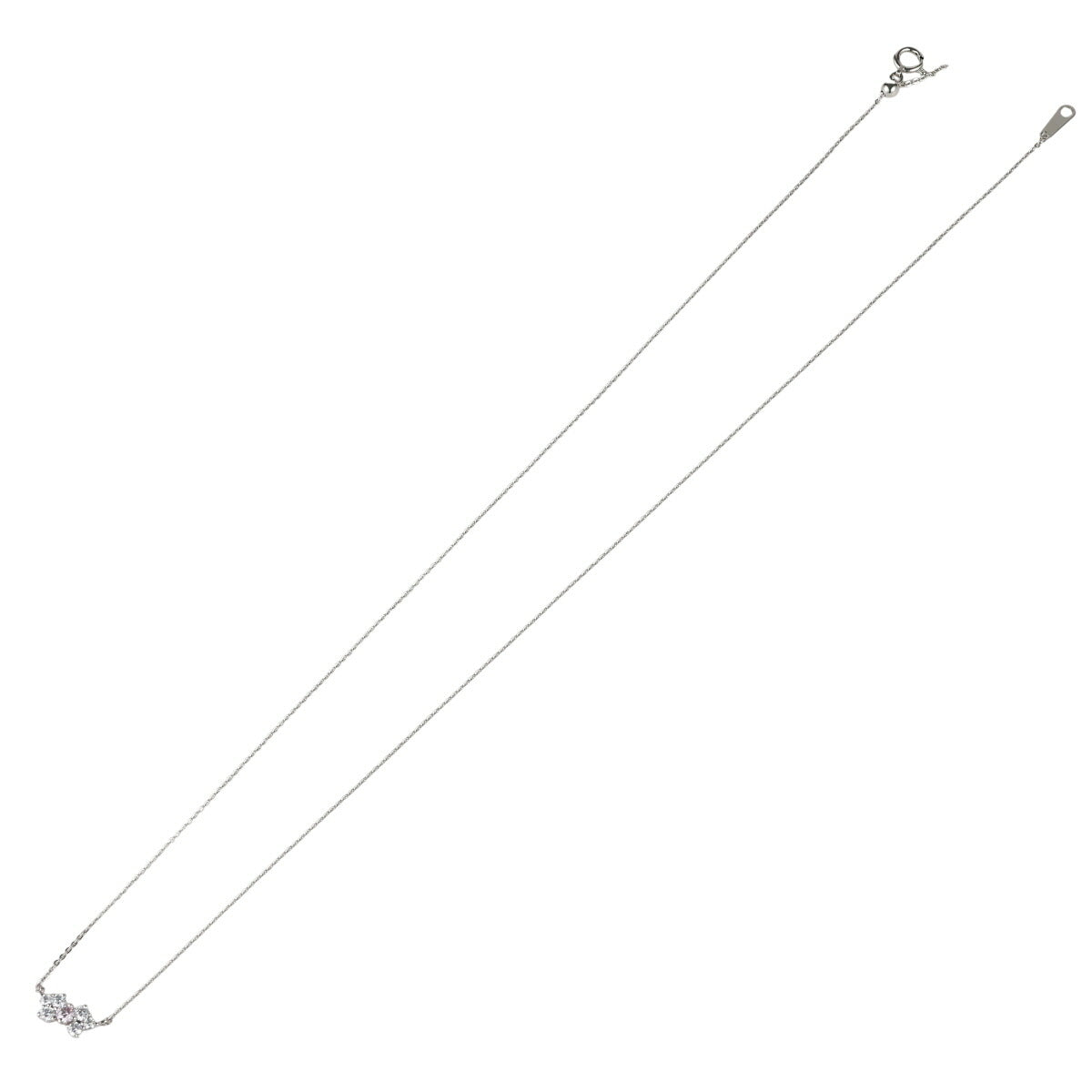 ピンクダイヤ 0.08ct ダイヤモンド 0.18ct ネックレス Pt900 Pt850 ソーティング付 J2220