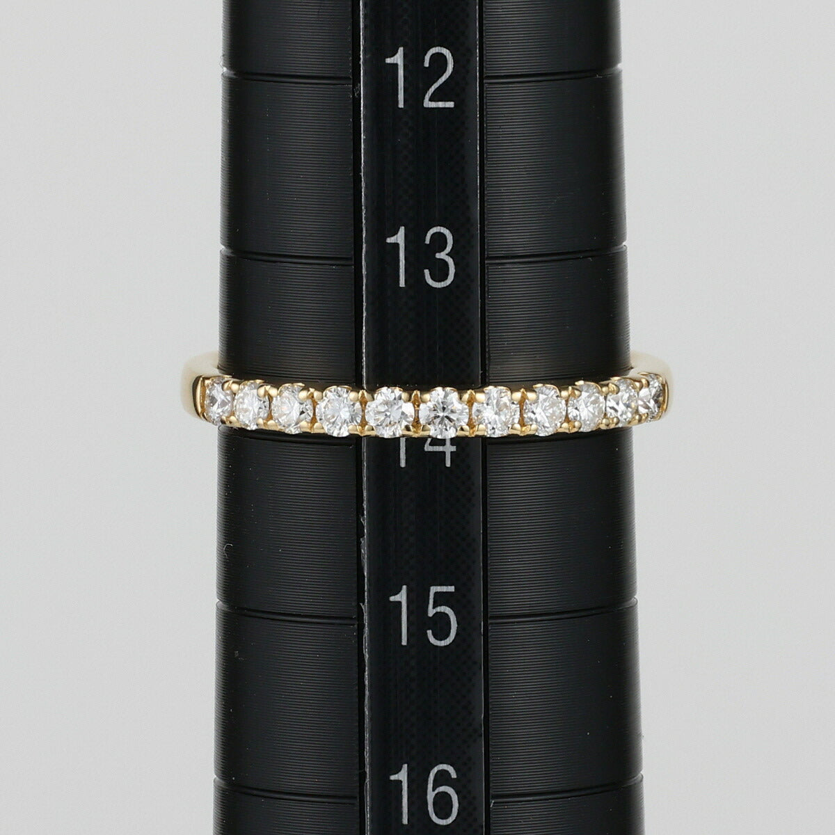 ダイヤモンド 0.35ct ハーフエタニティ リング K18YG J2347