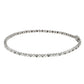 ダイヤモンド 1.00ct ブラックダイヤ テニス ブレスレット K18WG J2378