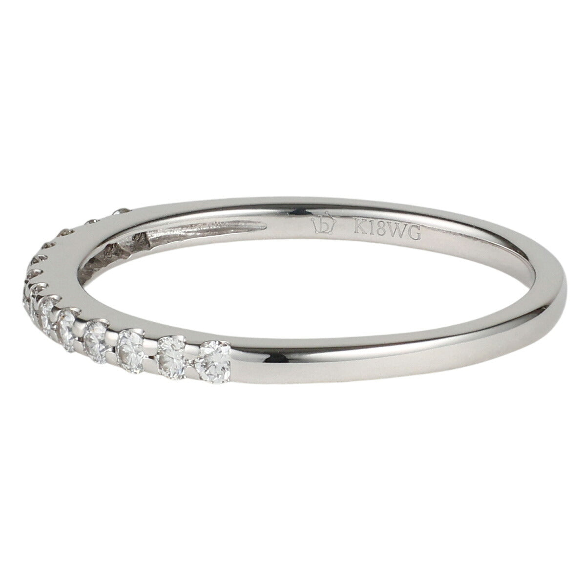 ダイヤモンド 0.20ct デザイン リング K18WG J2388