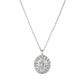 ダイヤモンド 0.678ct 0.25ct デザイン ネックレス K18WG ソーティング付 J2391