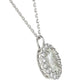 ダイヤモンド 0.678ct 0.25ct デザイン ネックレス K18WG ソーティング付 J2391