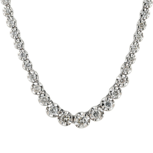 ダイヤモンド 3.01ct テニス ネックレス Pt900 J2397